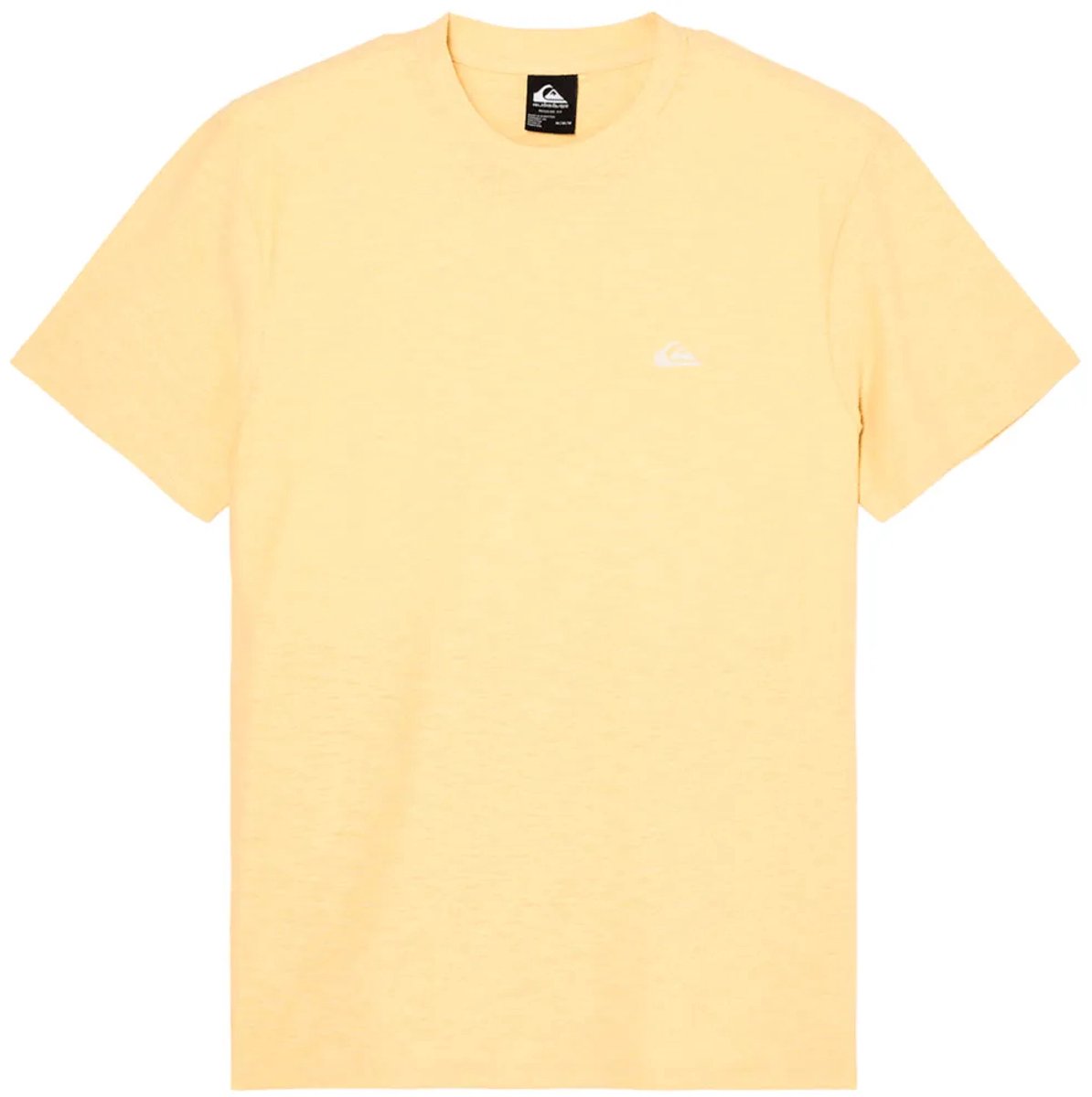 Quiksilver Slub Roundneck T-shirt Met Korte Mouwen Geel L Man
