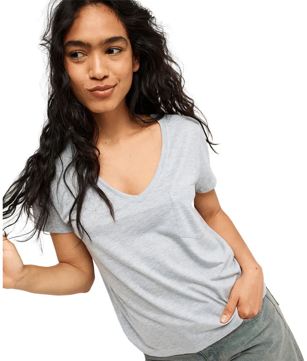Roxy Laguna T-shirt Met Korte Mouwen XS Vrouw Grijs