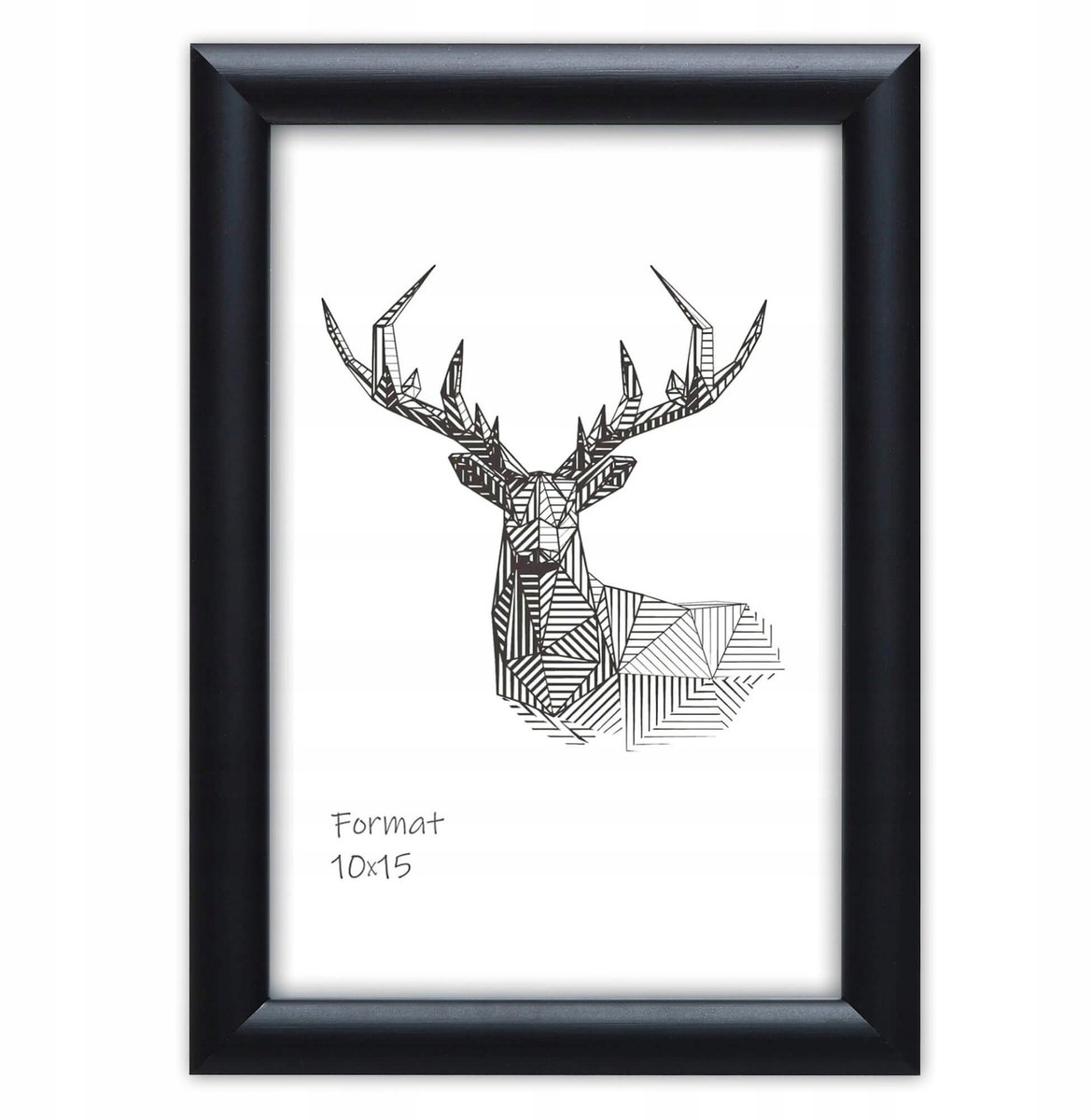 Klassiek Zwart Houten Fotolijst 30x40 cm