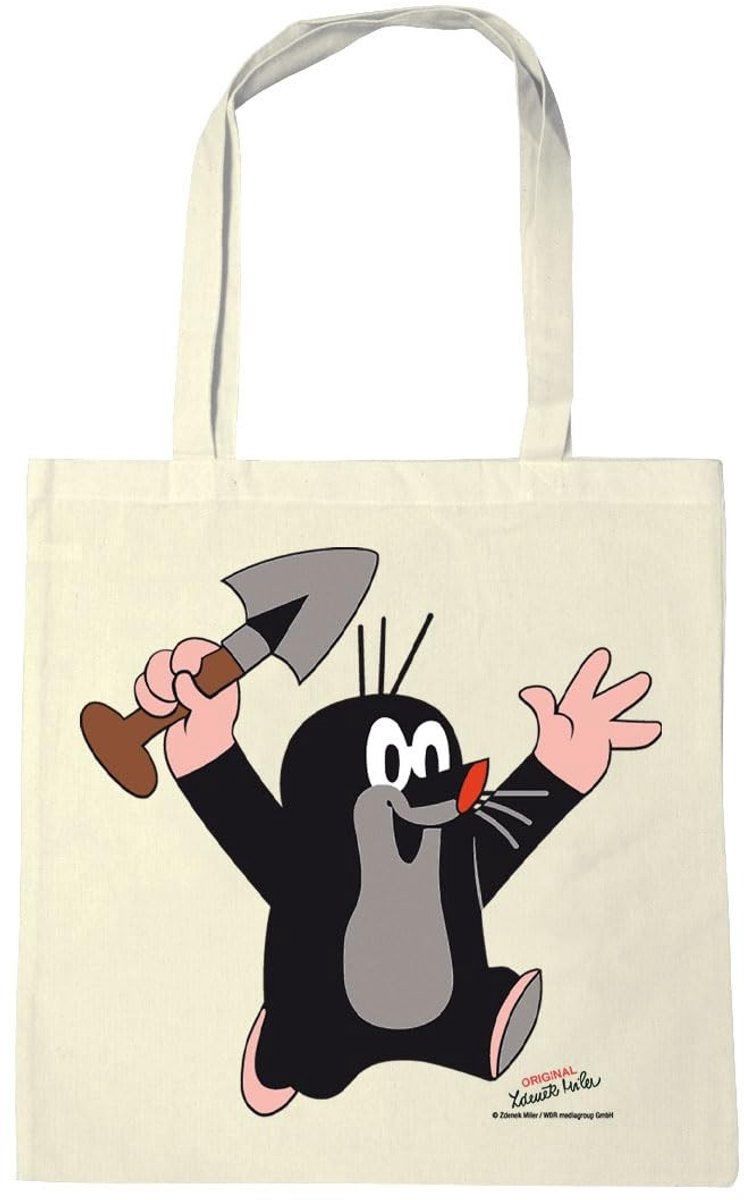 Solidchoice - Herbruikbare Katoenen Tas met Lange Handgrepen