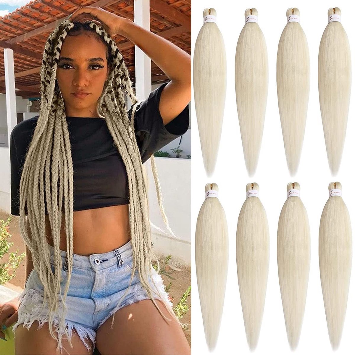 Solidchoice - Yaki Ombre Vlechten Haar Extensions van Kanekalon