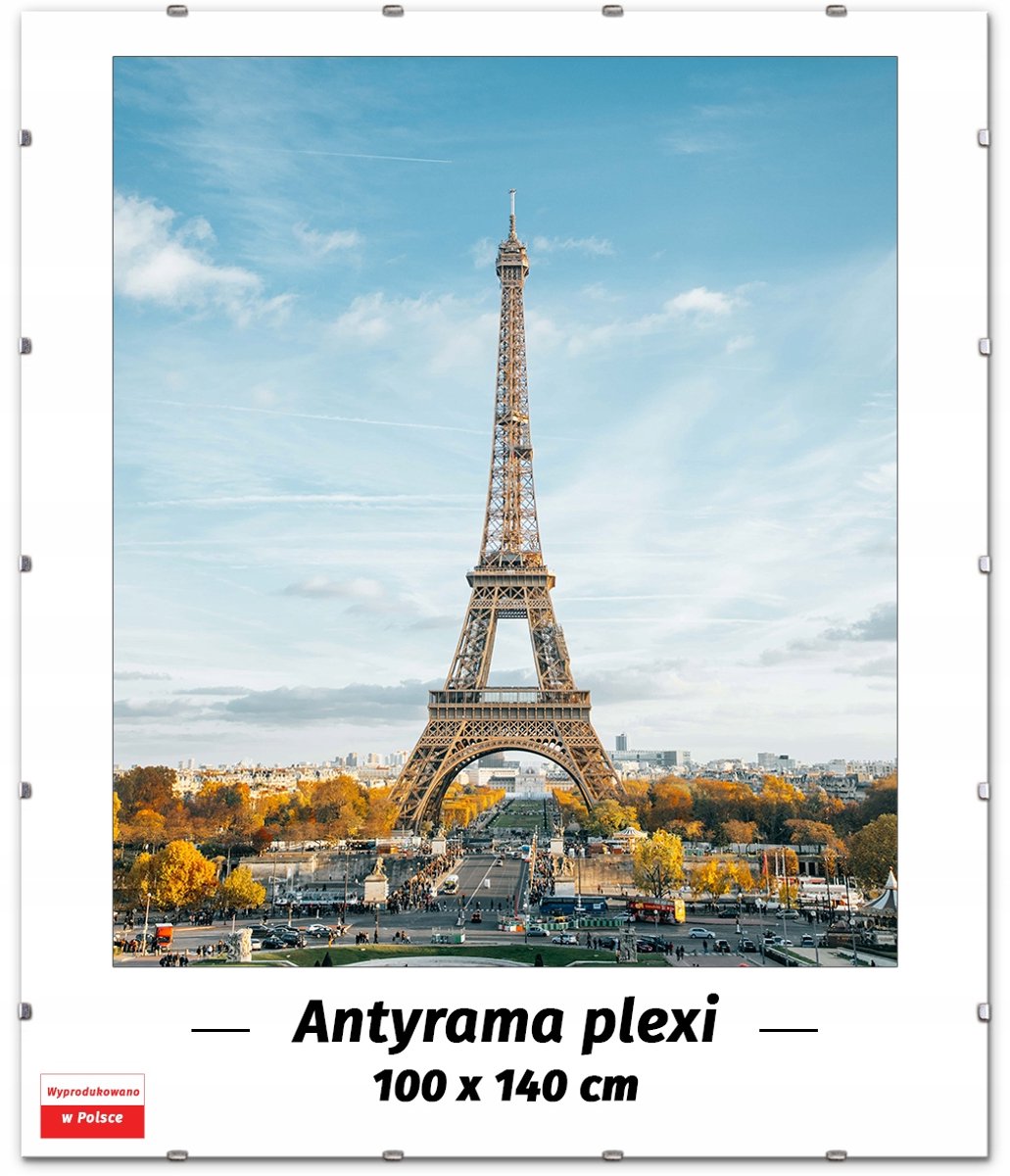 Antireflex foto 100x140 cm met gratis 10x15 cm lijst