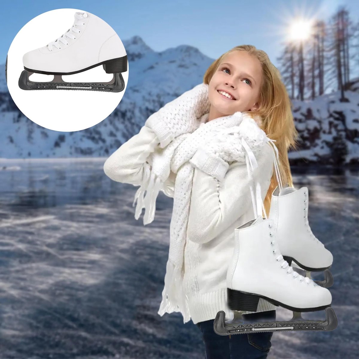 Solidchoice - Verstelbare Lemmetbescherming voor Schaatsen en Ijshockey