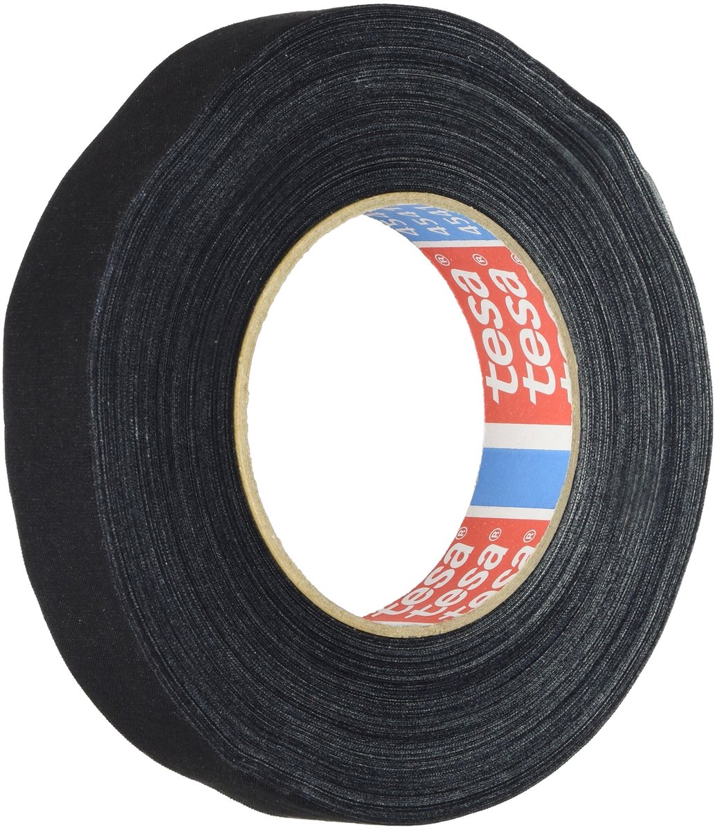 Solidchoice - Tesa Plakband 4541, 25 mm x 50 m, Zwart