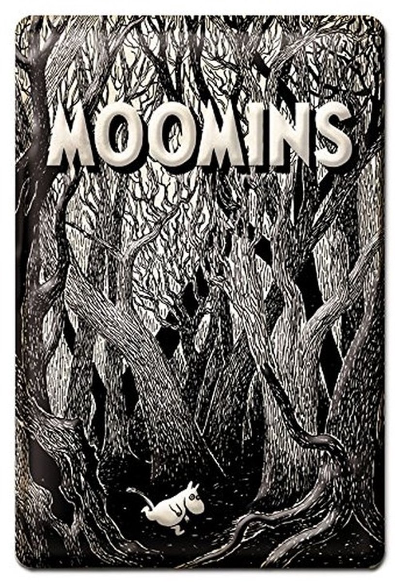 Solidchoice - Tinnen Plaquette met Moomins Ontwerp - 20x30 cm