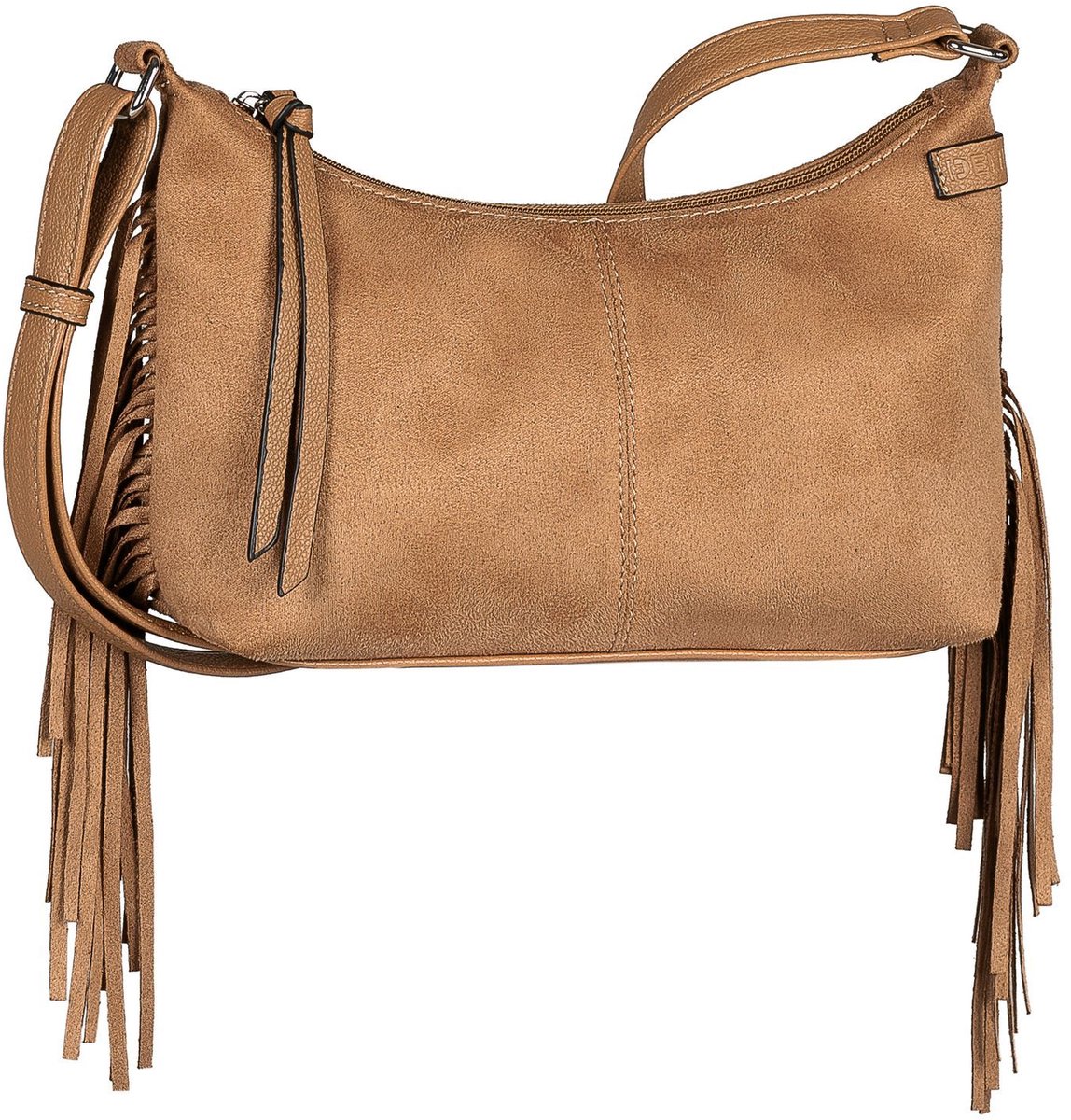 TOM TAILOR schoudertas Deyanira Cross Bag Camel Lichtbruin