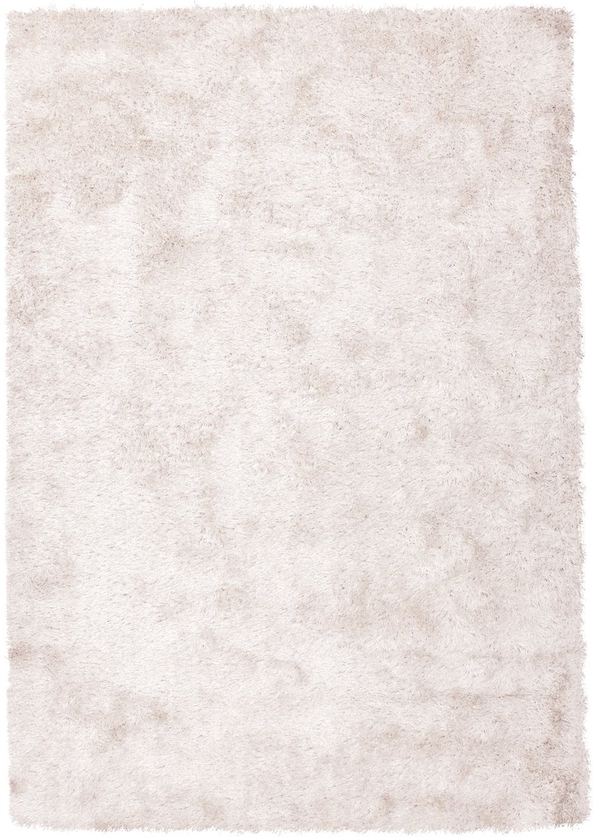 Padiro hoogpolig shaggy vloerkleed 80 x 150 cm - poederroze - modern effen design - met een zachte uitstraling - geschikt voor vloerverwarming - van polyester