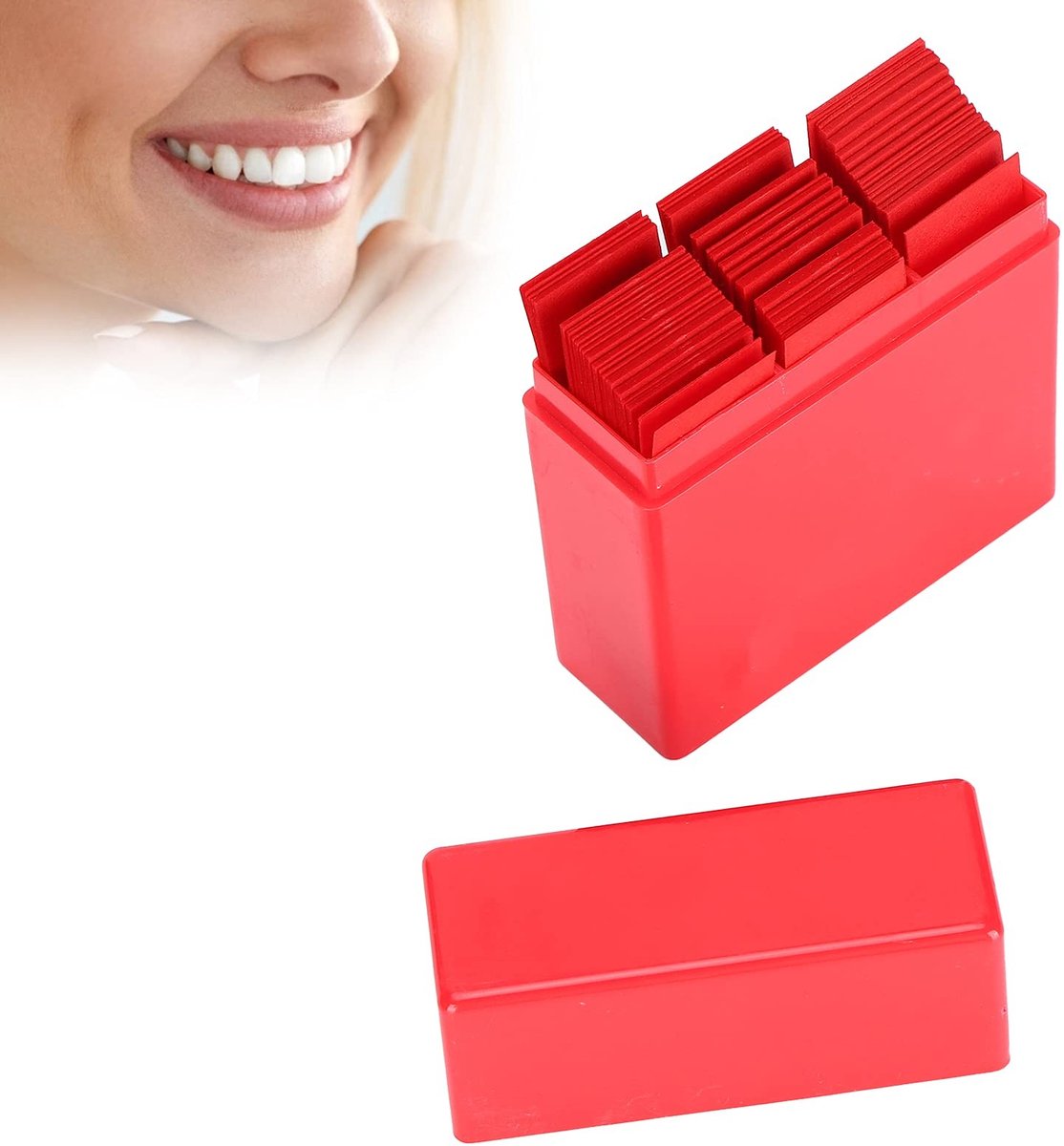 Solidchoice - 300 Stuks Tandheelkundige Artikuleringspapier met Dispenser