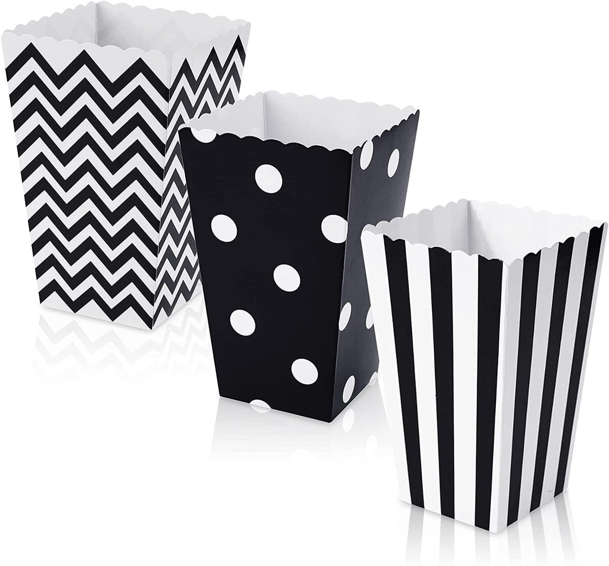 Solidchoice - Popcorn Dozen Karton voor Feestjes - 18 Stuks