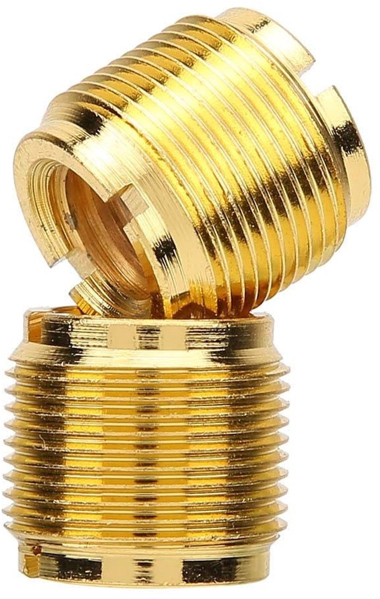 Solidchoice - Microfoon Schroef Adapter Set - 2 Stuks Metaal Voor Standaard Clip