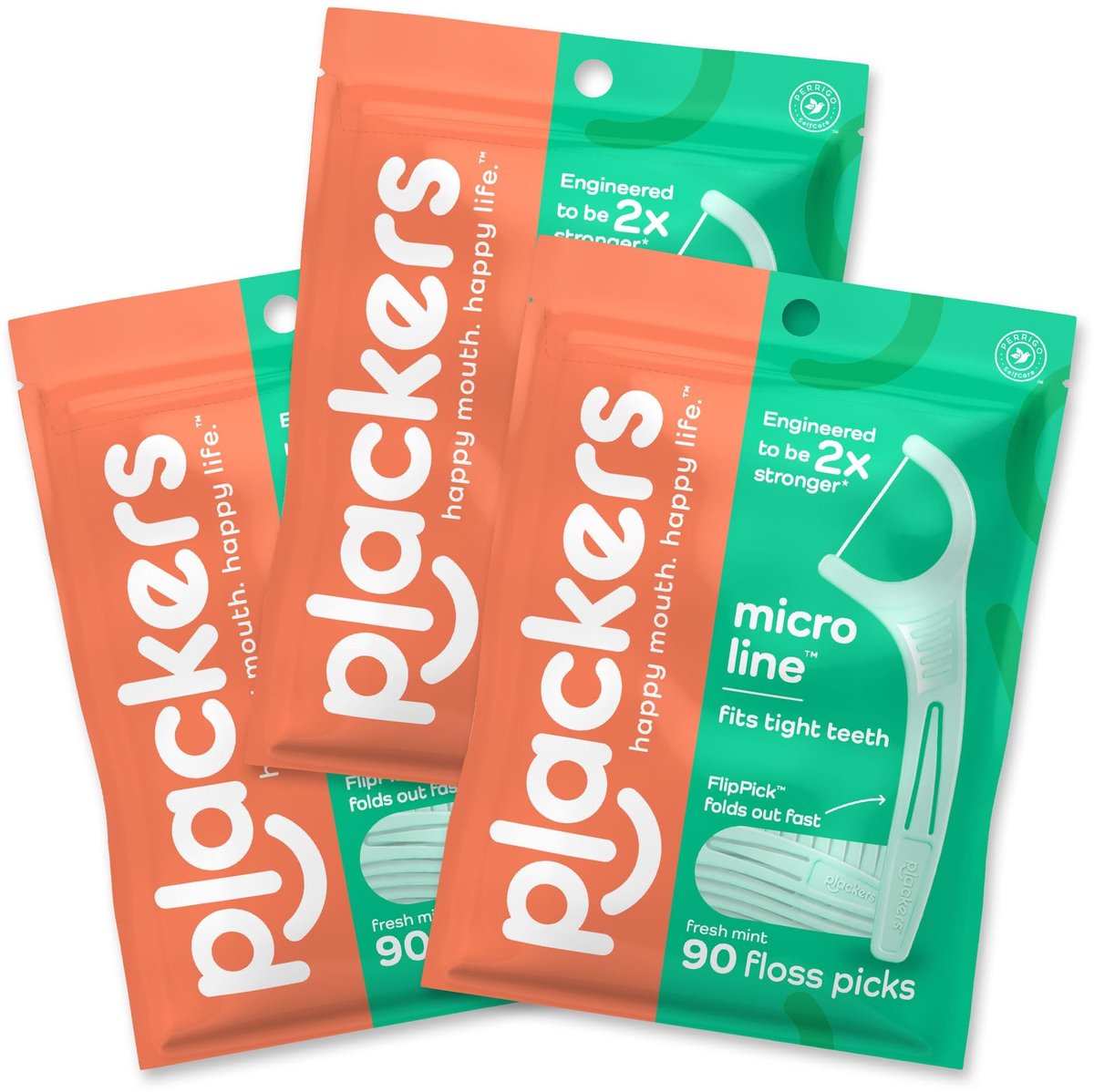 Solidchoice - Micro Line Tandzijde Plectrums met Fresh Mint Smaak