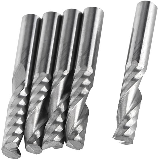 Solidchoice - Set van 5 CNC Freesbits met 6mm Shank van Tungsten Carbide van Solidchoice — afbeelding 4
