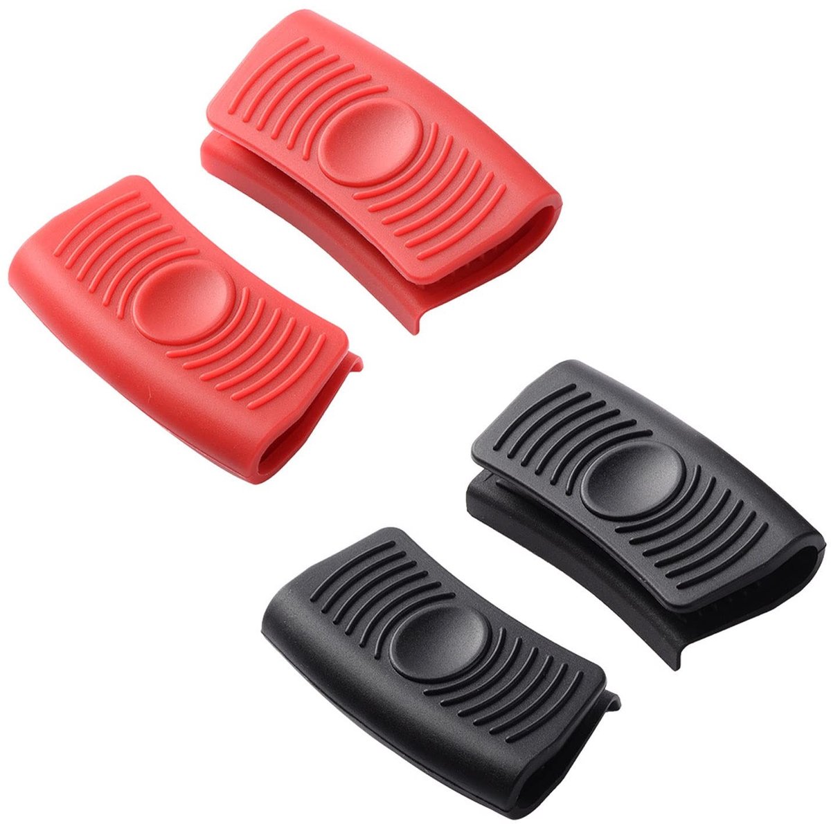 Solidchoice - Set van 4 Silicone Pannenhandvatten voor Warmtebescherming