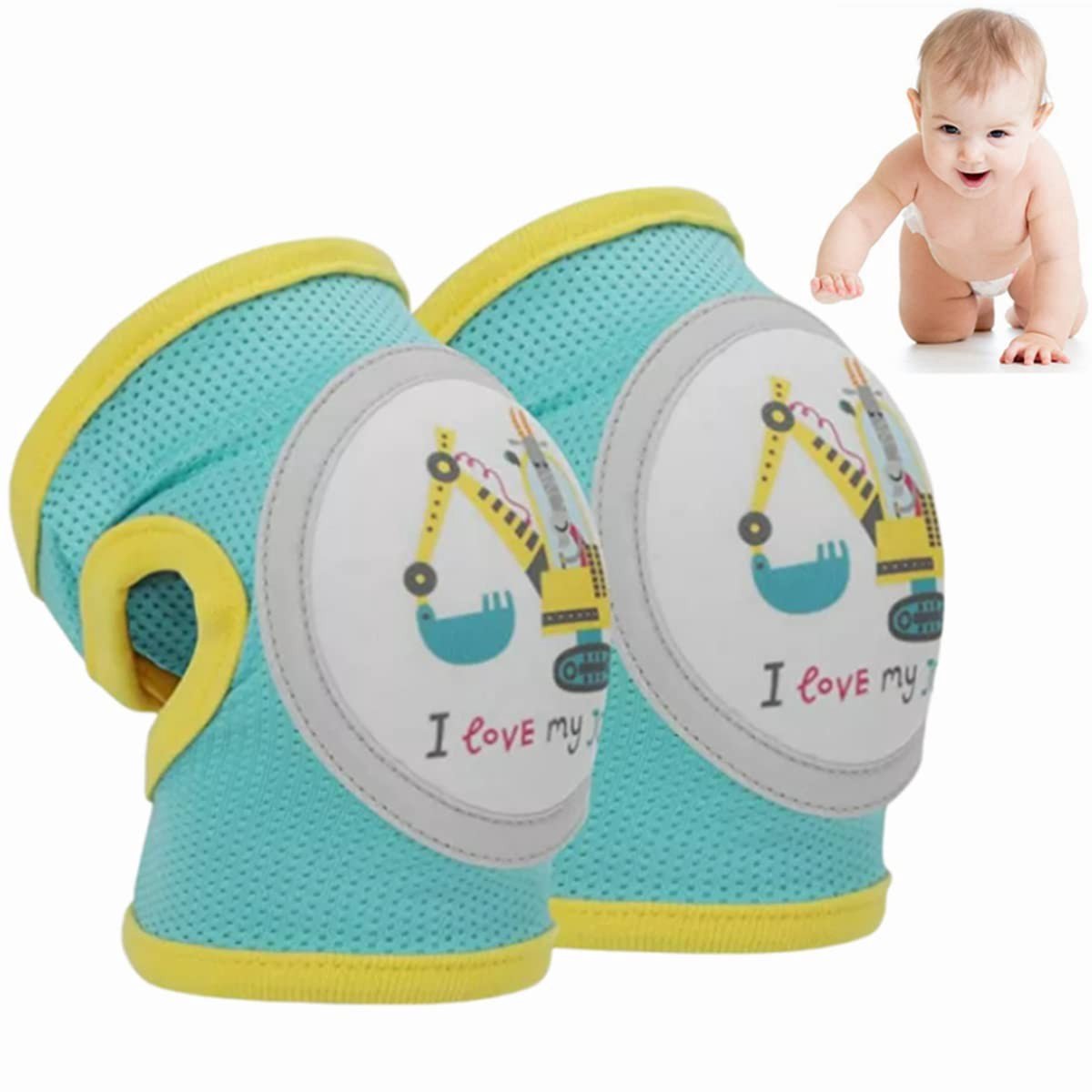 Solidchoice - Antislip Kniebeschermers voor Peuters 1-4 Jaar