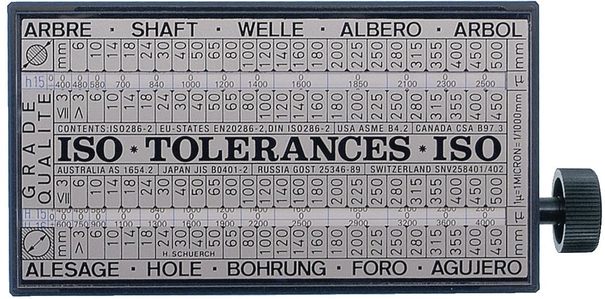 ISO-tolerantiesleutel Tolerator B60xT30xH110mm TECWERK