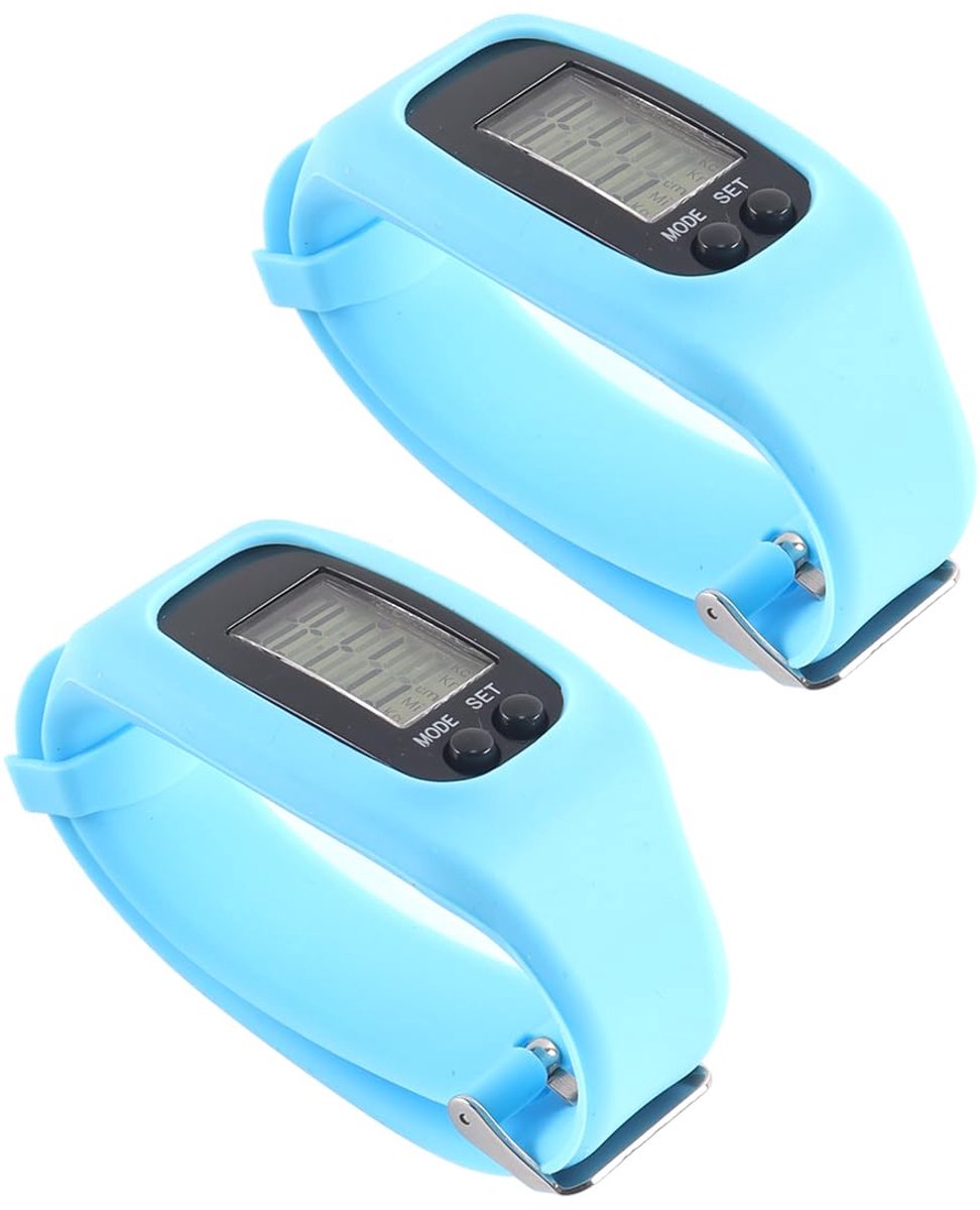 Teron 2 Stks Draagbare Stappenteller Stap Teller, Wandelen Stap Tracker voor Outdoor Activiteit - ShopVlot