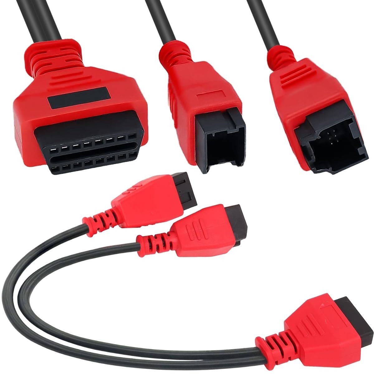 Solidchoice - OBD2 Kabel Adapter voor Voertuigen - Male naar Female Connector