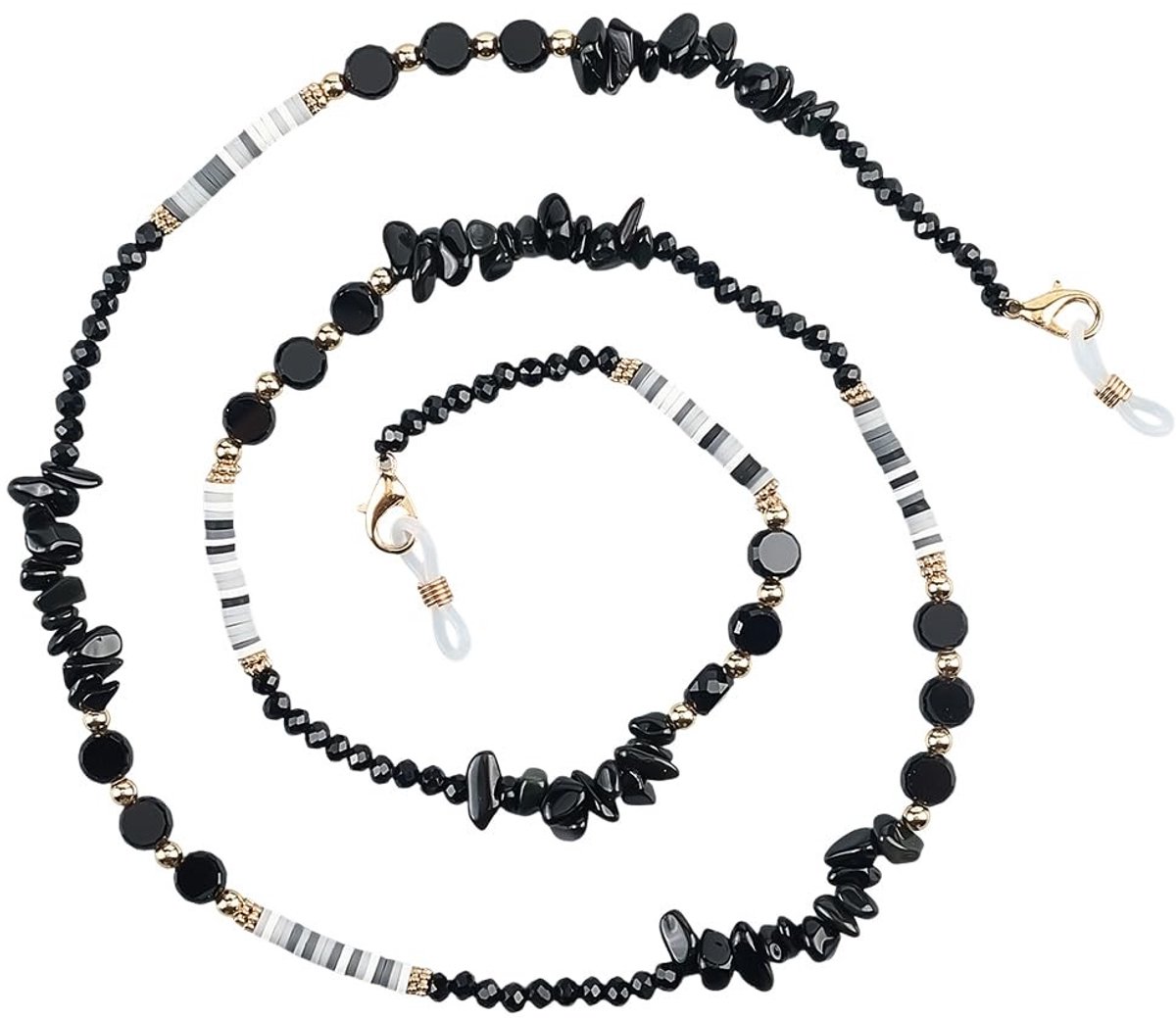 Solidchoice - Ketting voor Bril met Kralen - Multifunctionele Brillenhouder en Accessoire
