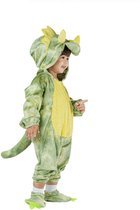 Joya Kids® Dinosaurus Onesie Baby & Peuter | Dino Verkleedpak | Fleece Dieren Onesie | Carnaval | Halloween | Baby Kostuum | Incl. Capuchon & Dino Voetjes | Maat Peuter 92-104 cm