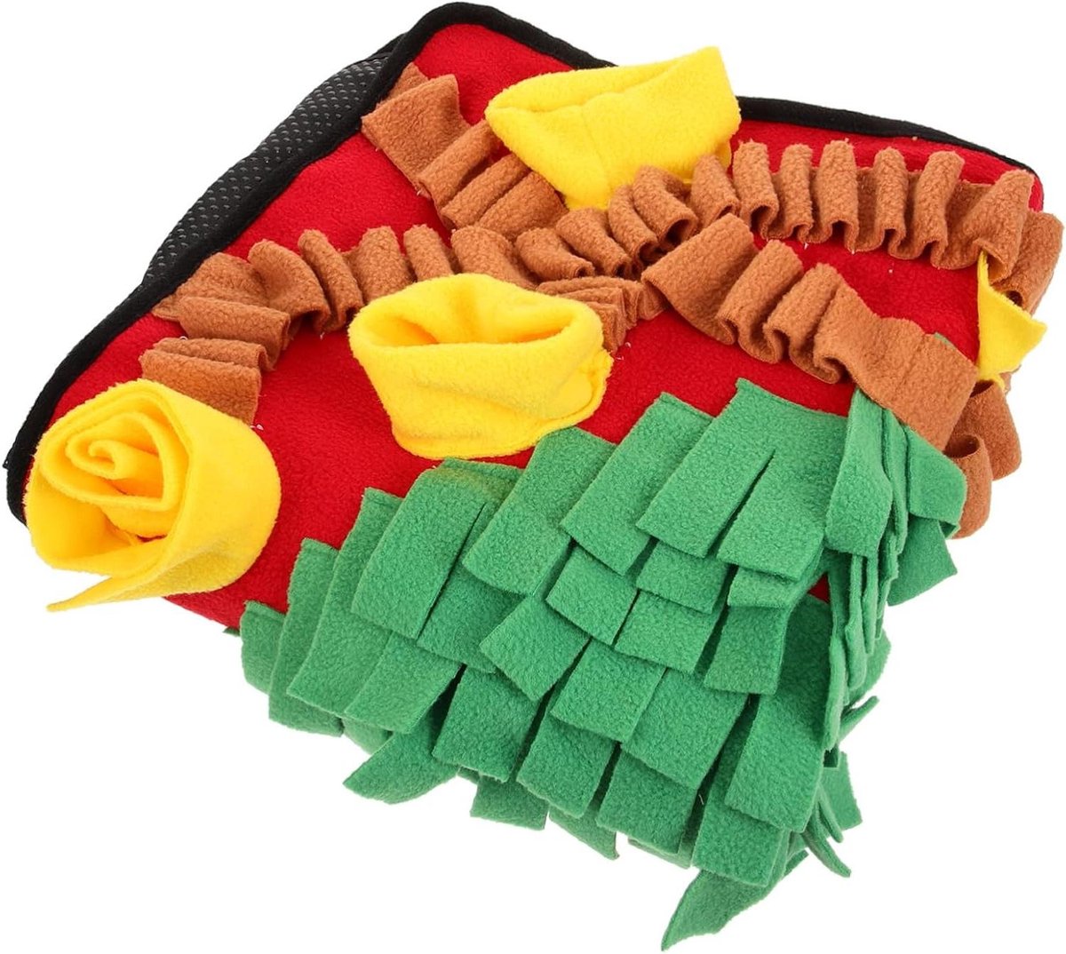 Honden Snuffelmat - Voedermat Huisdier - Langzaam Eten - Antislip Bodem - 60 x 58 x 6 cm - Groen