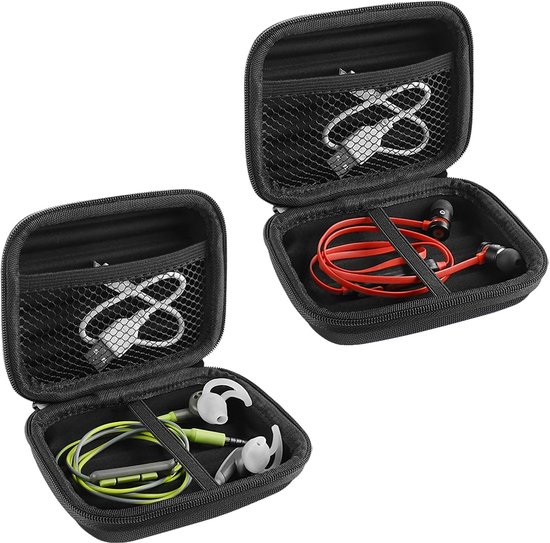 Hoofdtelefoon voor Skullcandy Ink'd, Chops Bluetooth Wireless Earbuds, beschermhoes voor headset, harde draagtas — afbeelding 2