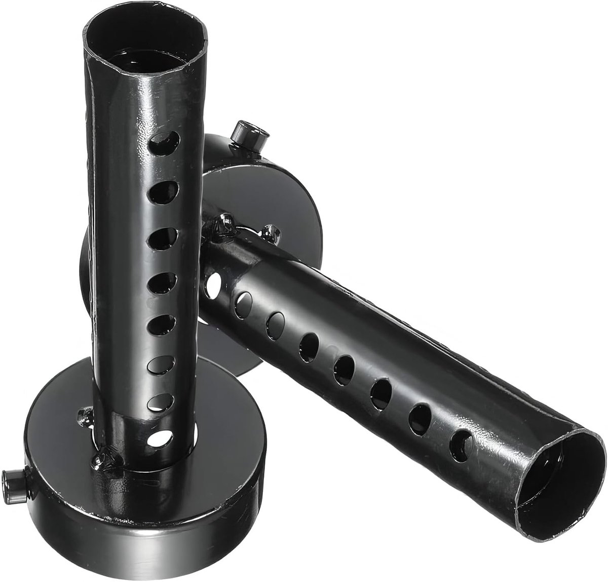 2 stuks motordemper, DB Killer, uitlaatpijpdeflector, uitlaatdemper 48 mm - zwart