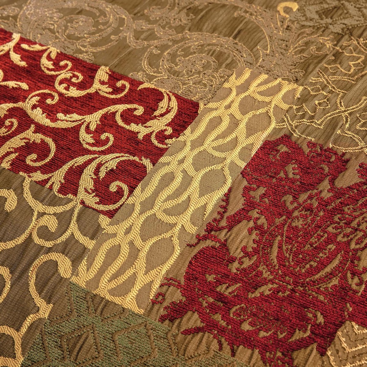Tafelkleed Afwasbare, Luxe Rechthoekige Jacquard Tafelhoes voor Eettafel/Eetkamer/Restaurant Tafeldecoratie (140x240cm, Patchwork)