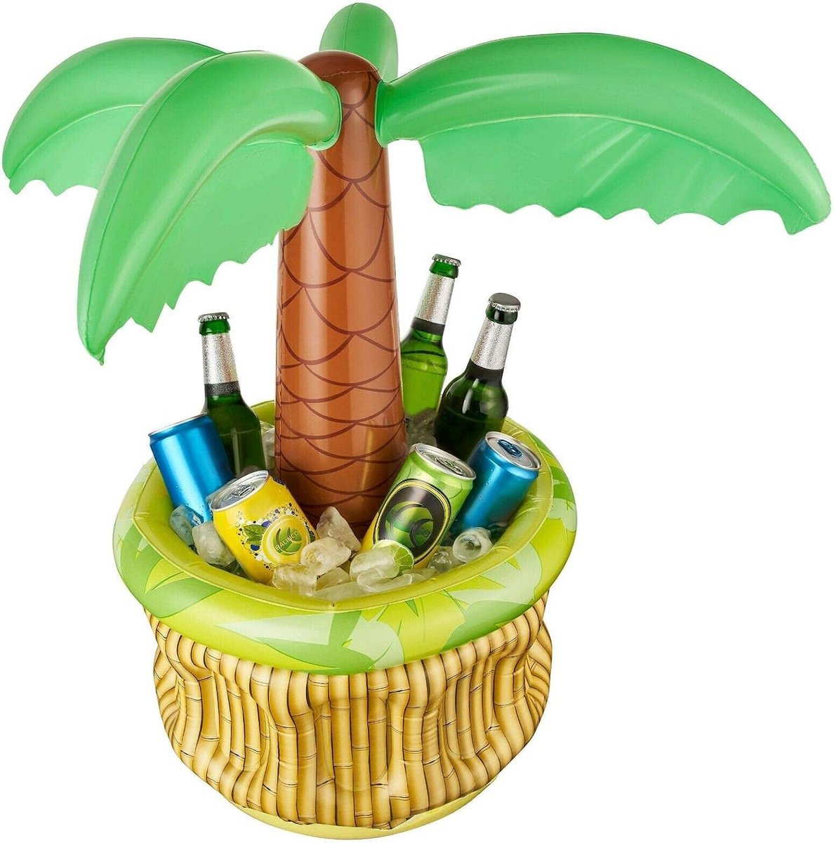 Opblaasbare Palm Bierkoeler 26 inch - Koelbox voor 16 Flessen - Ideaal voor Zomerfeesten - Zorgt voor Koele Dranken - ShopVlot