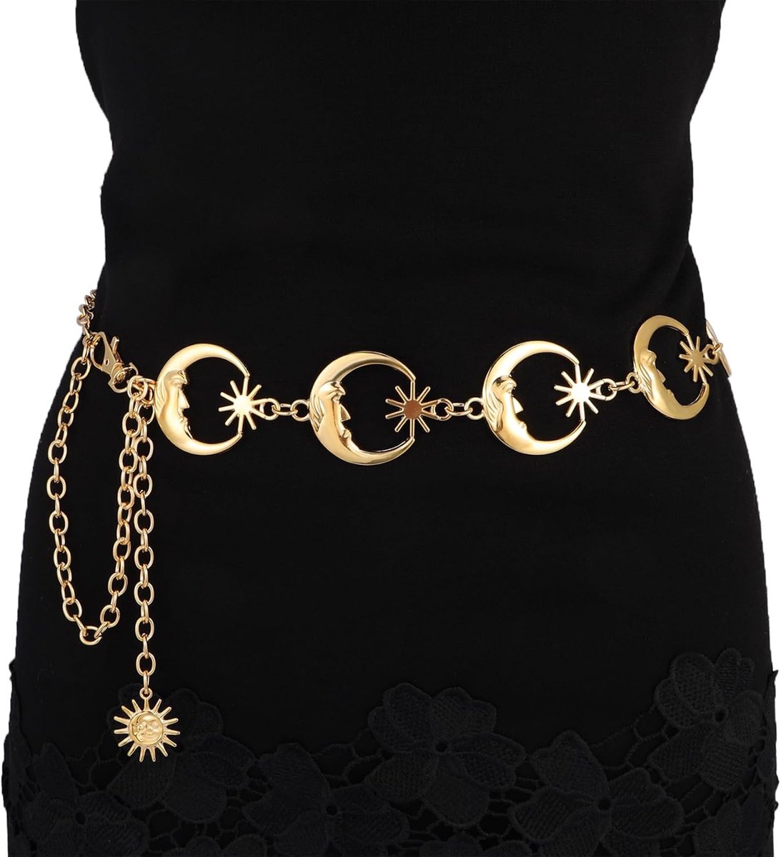 Belly Belt voor vrouwen - verstelbare maat - chunky metalen ketting - trendy accessoire voor elke outfit - ShopVlot