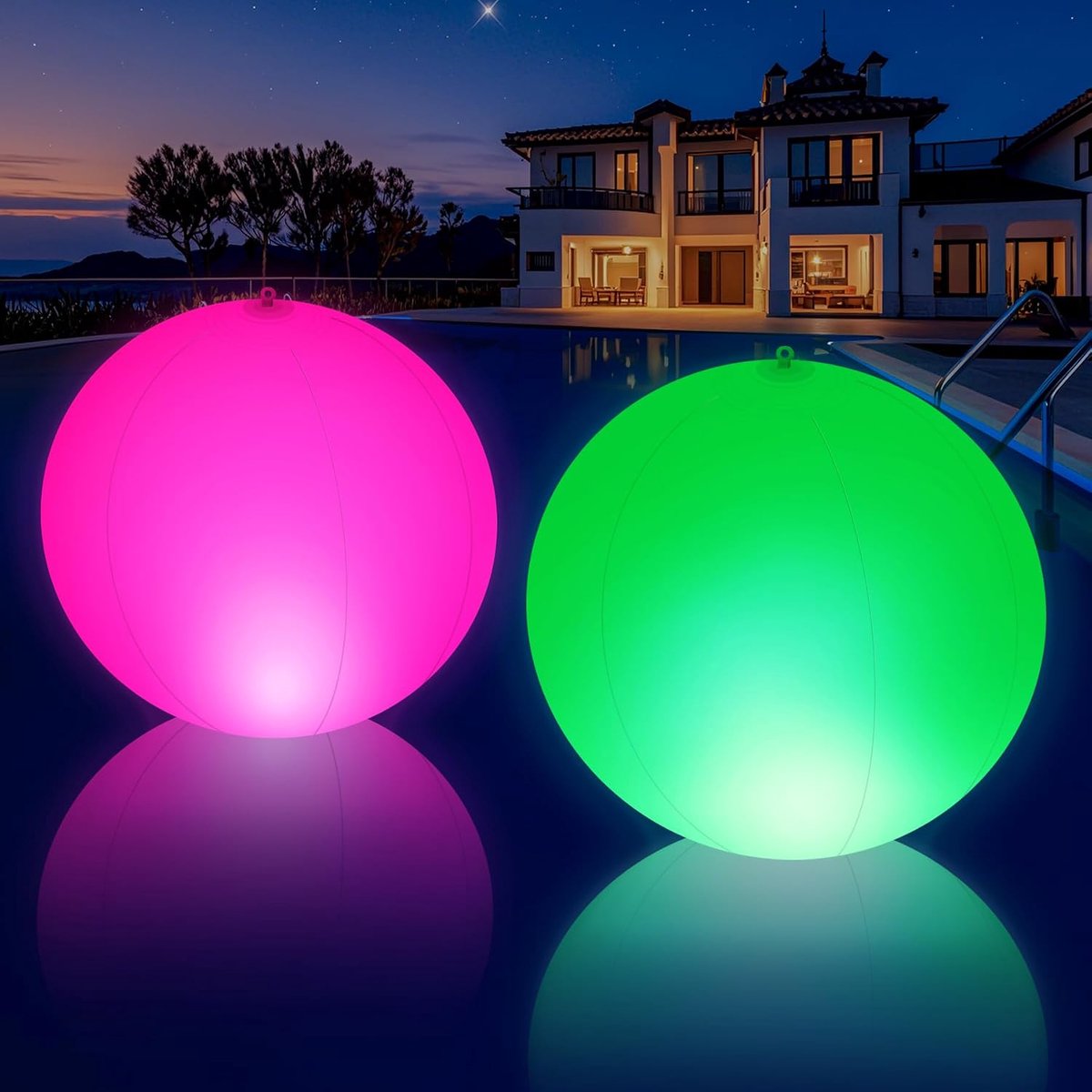 Zwevende Solar Lamp voor Zwembad - Diameter 35 cm - Kleurveranderende LED Bal - Sfeervolle verlichting voor tuin - ShopVlot