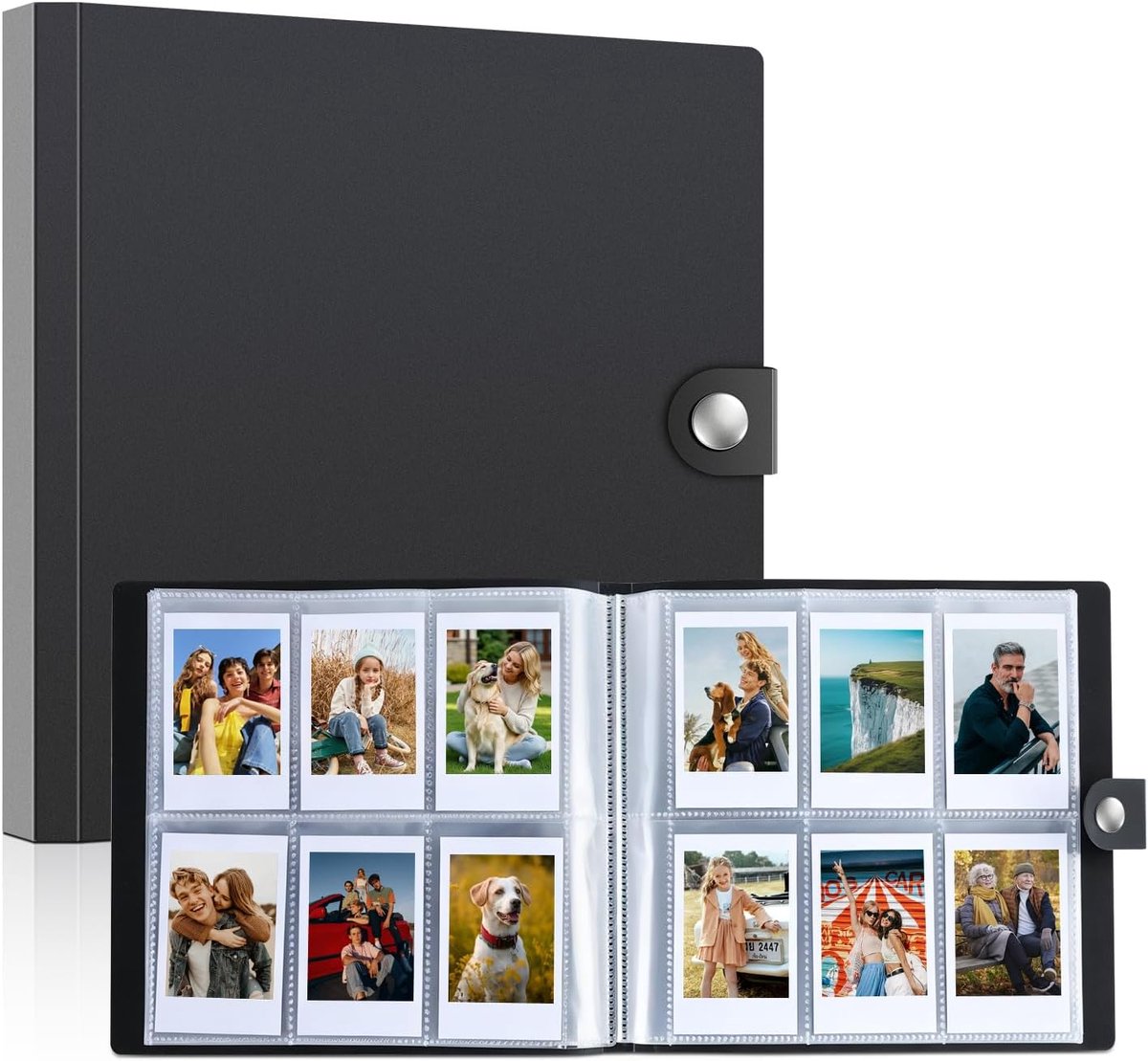 Mini-fotoalbum voor Polaroid - fotoboek voor Instax Mini - 64 foto’s - ideaal voor herinneringen - ShopVlot