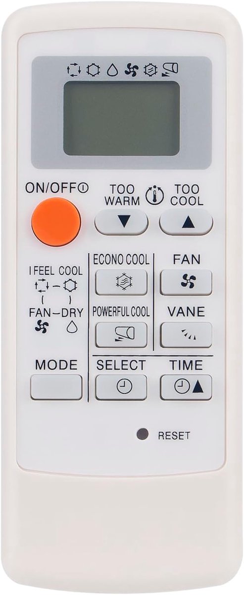 ALLIMITY Replce Remote control fit for Mitsubishi Air Conditioner AC A/C MSD-CD07VD MP07A MP-04A MP04B - ShopVlot