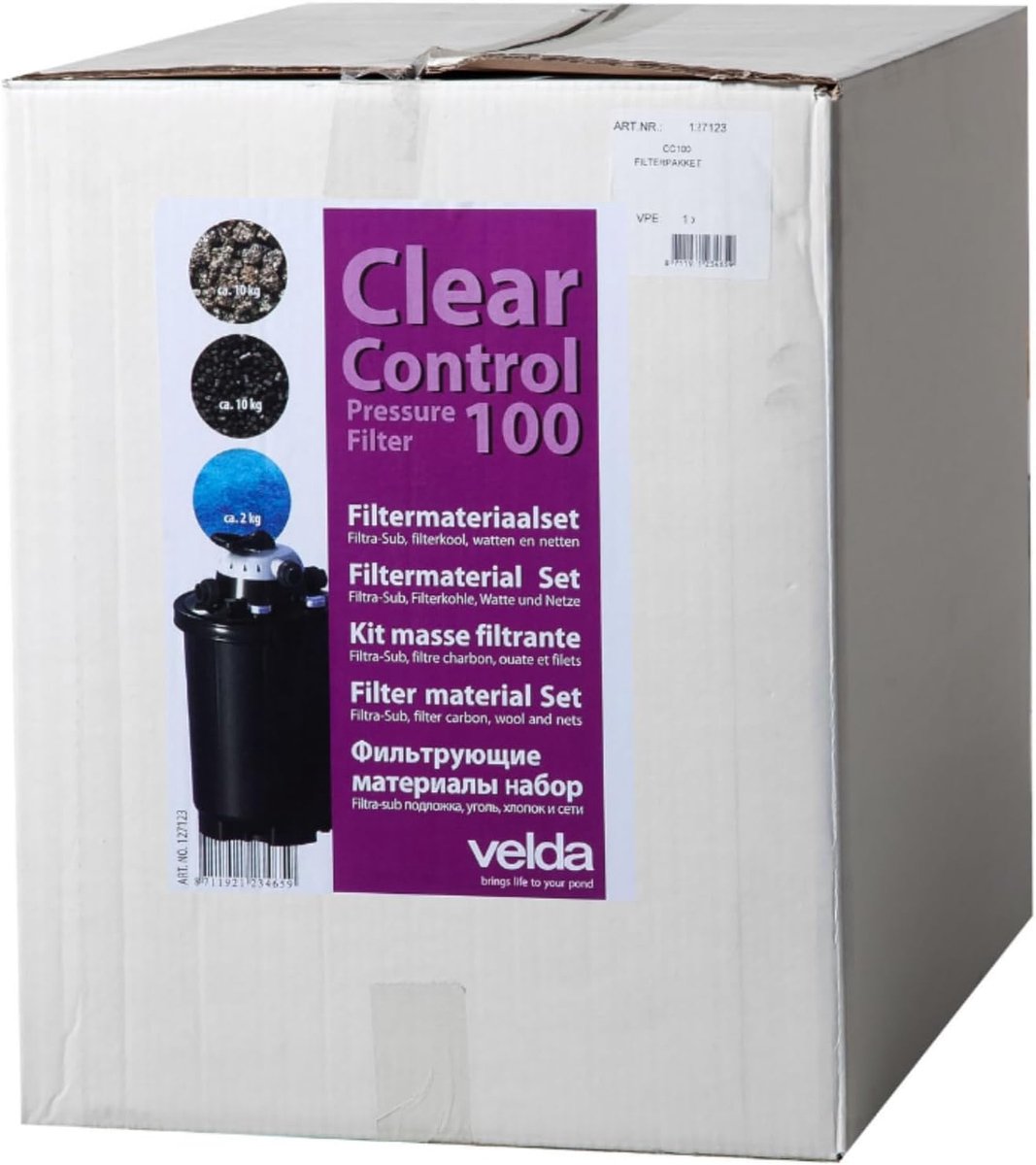 Velda replacement filter material, black - ShopVlot