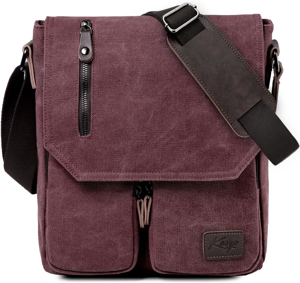 Schoudertas lichtgewicht - vintage canvas - unisex - ideaal voor reizen - SnelShoppen