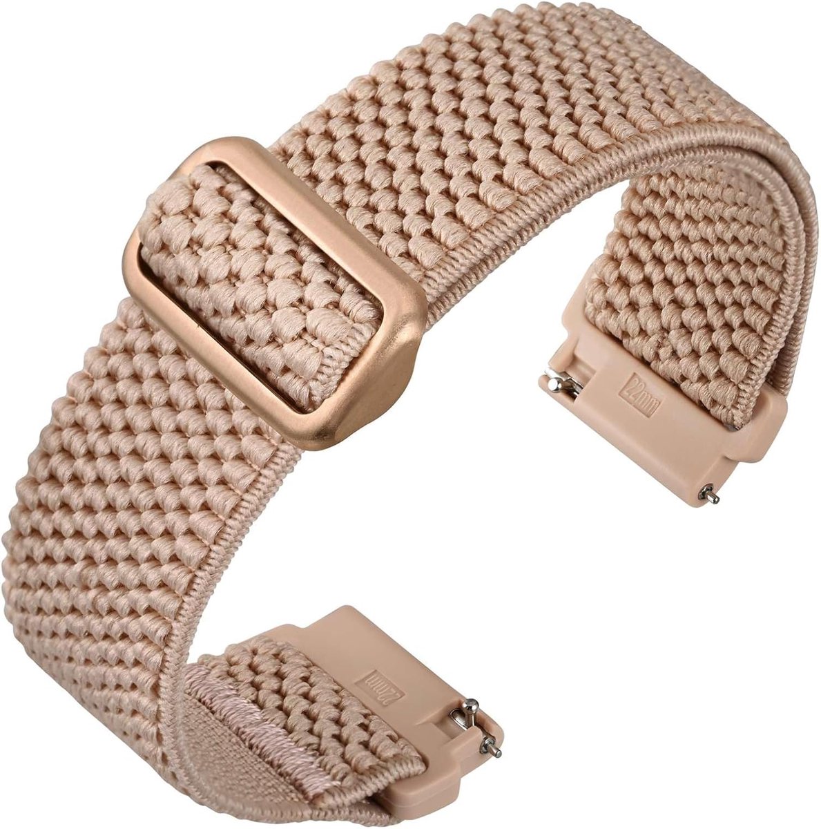 Watchband verstelbaar 16mm-24mm - elastische nylon banden - snel verwisselbaar - geschikt voor mannen en vrouwen - SnelShoppen