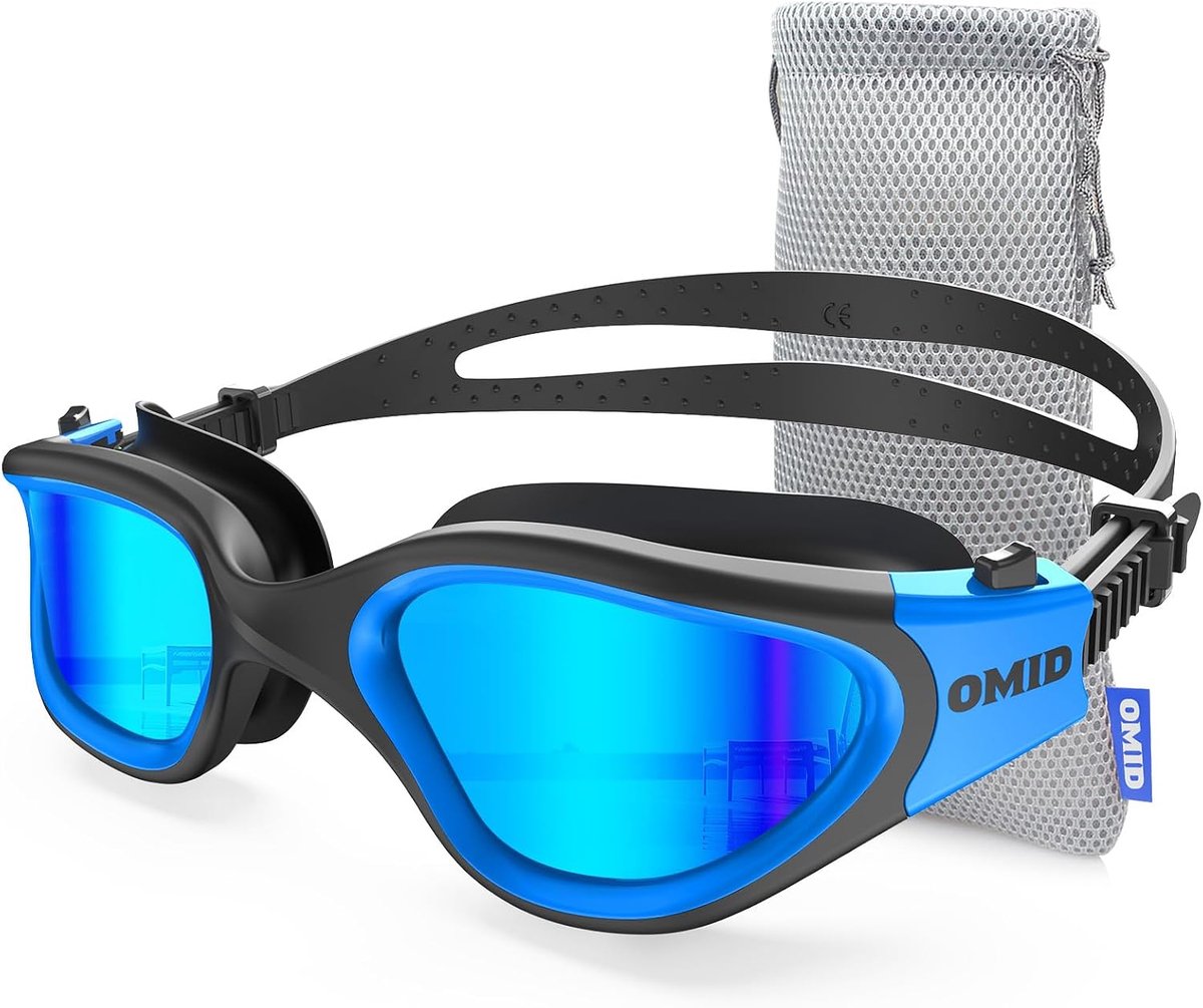 Zwembril comfortabel - gepolariseerd - anti-fog - UV-bescherming voor triathlon - SnelShoppen