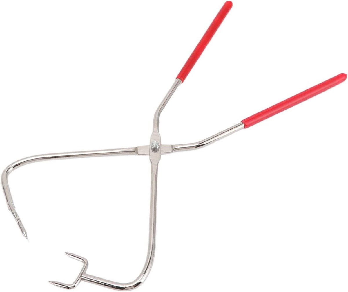 Glazuur Tang - Aardewerktang Pottenbakker - Keramiek Glazuren - Roestvrij Staal - 32.5 cm - Zilver