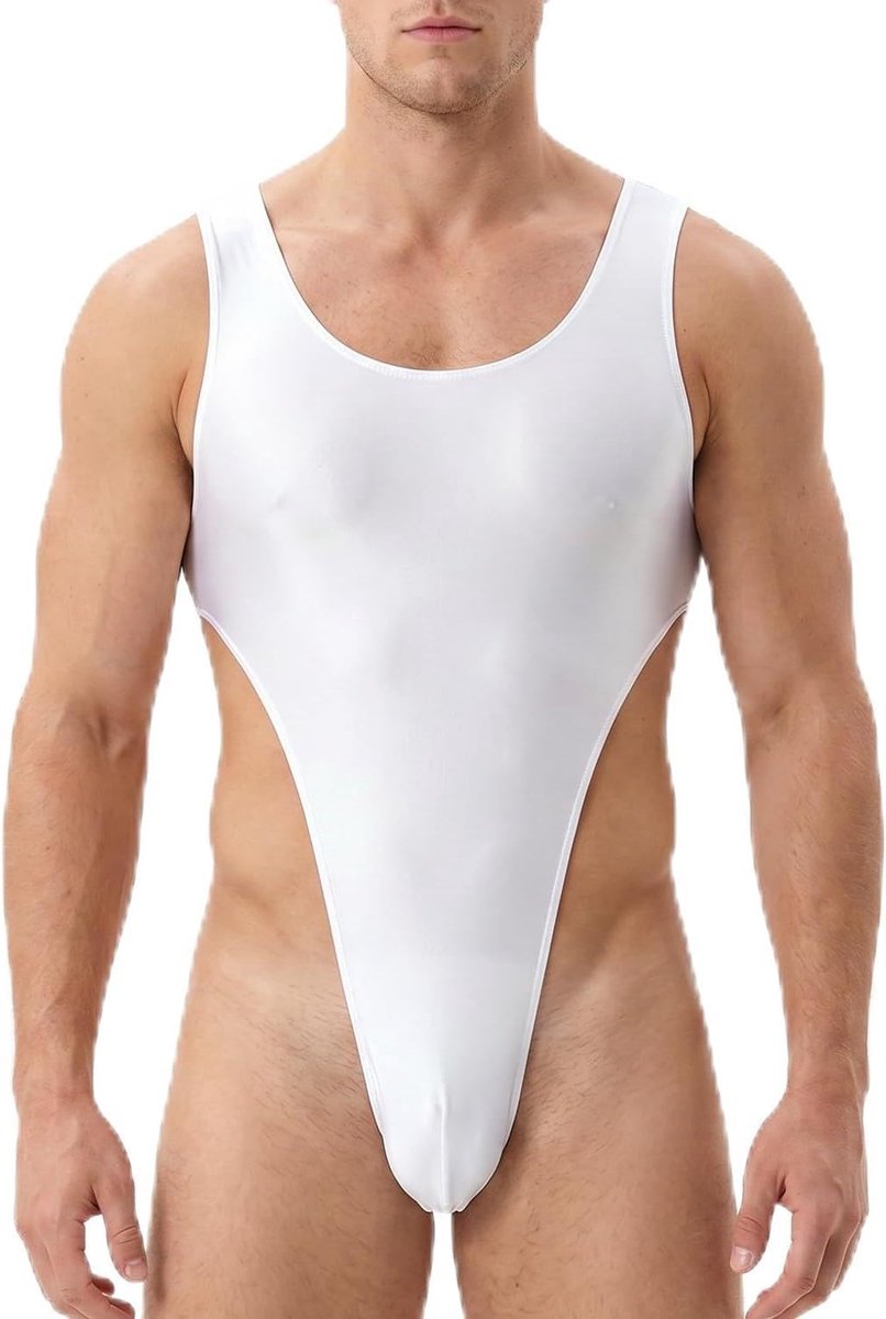 Bodysuit Leotard Singlet - M - Metallic Stretchy - Ideaal voor training - SnelShoppen