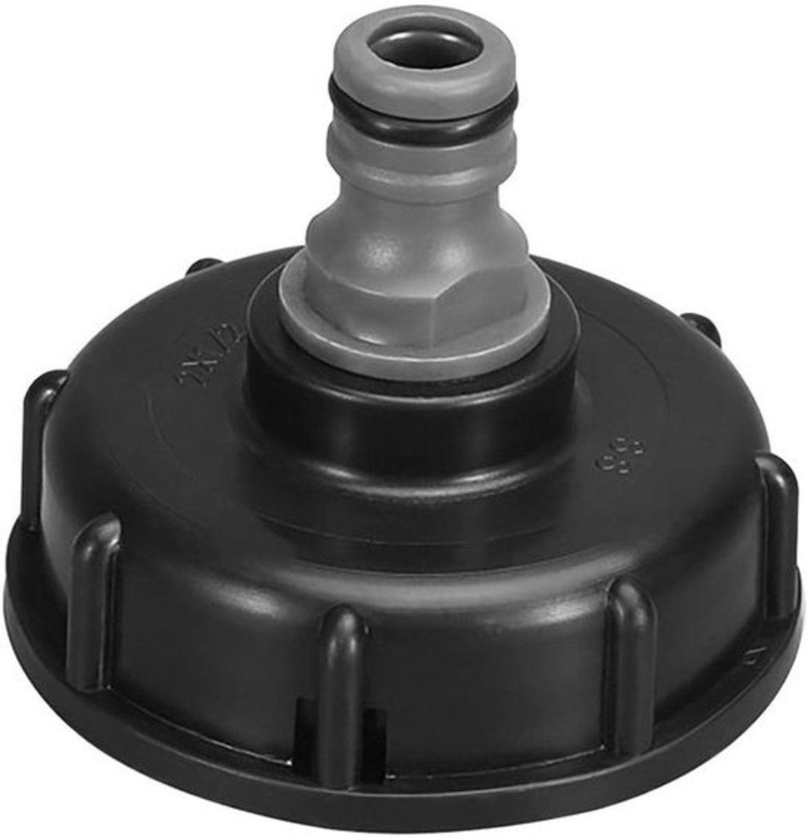 IBC-tankdoppenadapter, S60 x 6 naar 4,1/2 inch vrouwelijke draad, tankaccessoires, vloeistofopslagdekseladapter