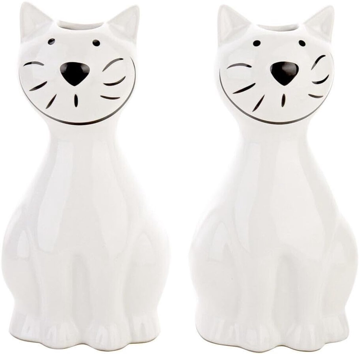 Luchtbevochtiger kat set van 2, voor een gezond en aangenaam binnenklimaat, gewoon over de radiator hangen, inhoud elk 300 ml, afmetingen (b x h x d): 10,5 x 21 x 5,5 cm