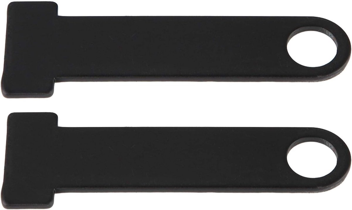 D-ringslot, universele helmriem D-ringslot Roestvrijstalen motorfiets antidiefstalaccessoires(Zwart)