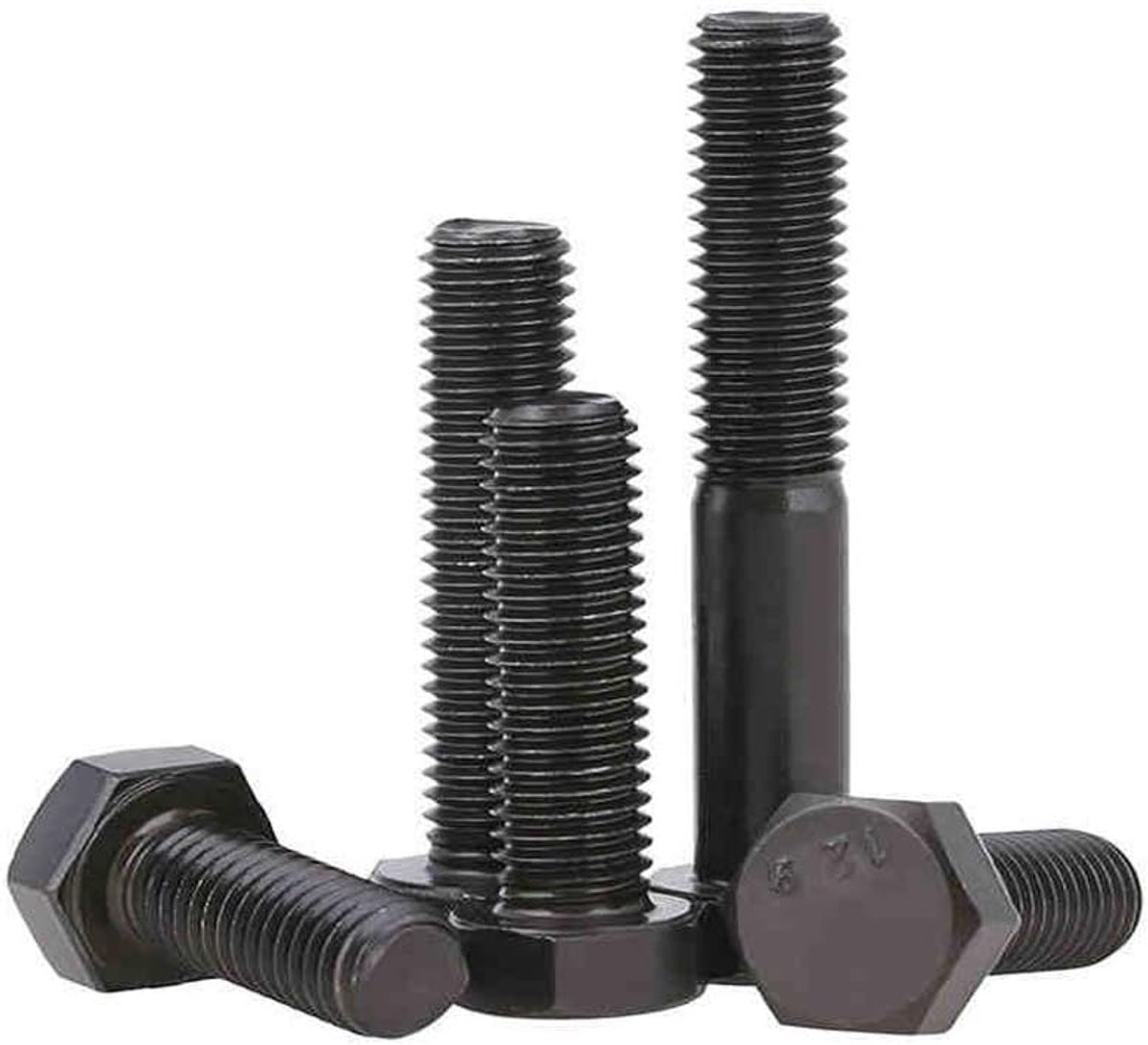 Buitenhoek Zeshoekige Machine-industrie Koolstofstaal Buitenste Zeshoekige Schroeven, M10×16mm,5 stuks