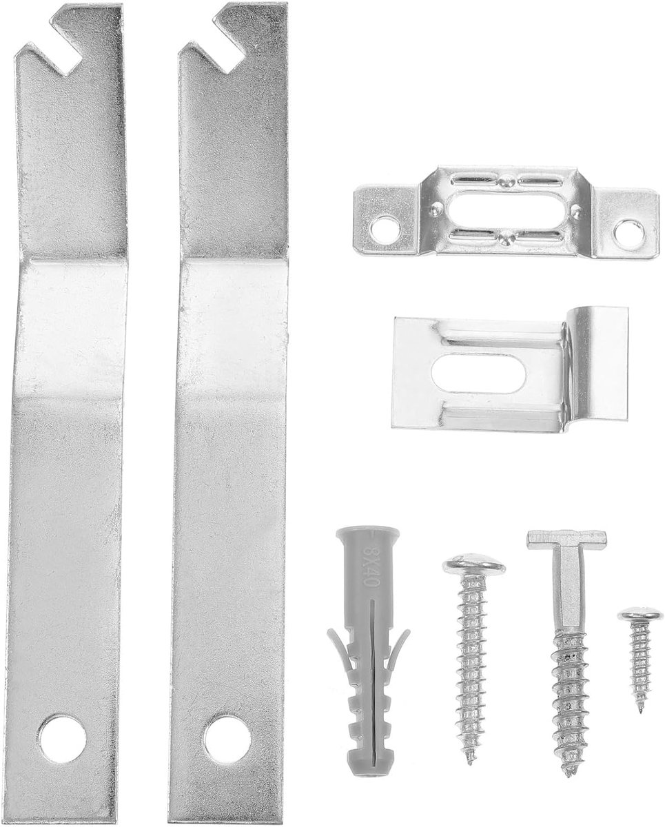 2 sets fotolijsthaken, veiligheidshaken voor kunstgalerijen, metalen schilderingen, fotolijsten, lijsthangers, diefstalbeveiliging