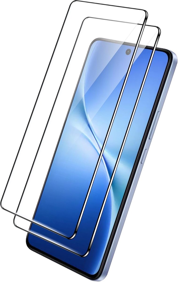 zZjoOoj Beschermfolie voor Vivo V60 Lite, 2 stuks, pantserglas, vrij van krassen, hardheid 9H, HD-displaybeschermfolie, 0,26 mm ultra-helder, ultrabestendig