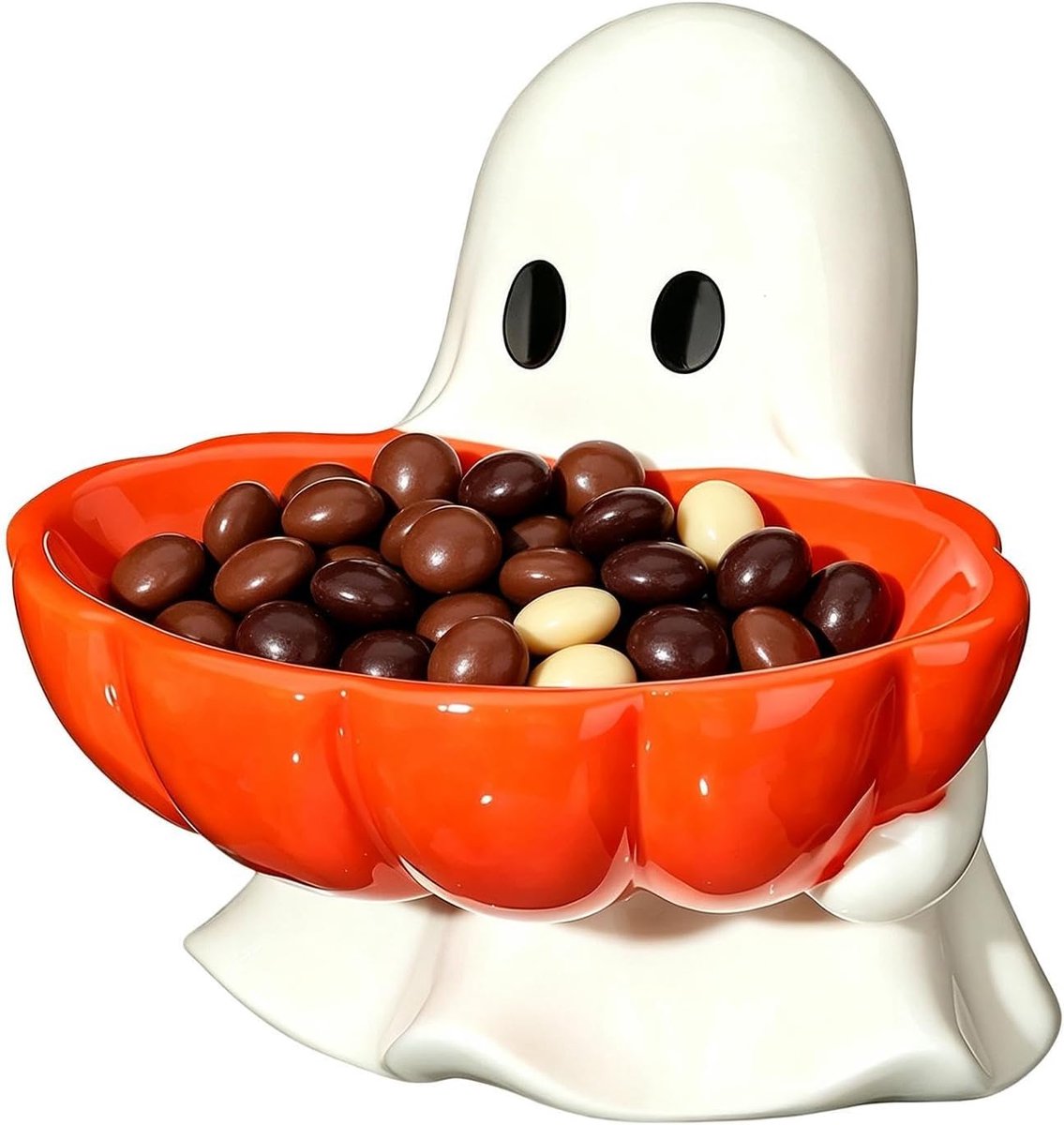 Snoepkom Schattige Spookvormige Decoratieve Opdienschaal | Halloween Snoep Dienblad Borden Voor Desserts Fruit Snacks Charcuterie Borrelhapjes Feest Keuken Bar Avondeten Thuis Kantoor