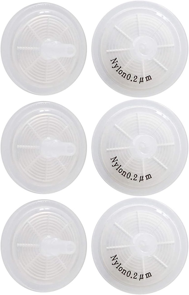 Filters [Hydrofiele nylon membraan] niet-gesteriliseerd 25 mm diameter 0,22 μm poriegrootte voor laboratoriumfiltratie door Allpure Biotechnologie [PACK VAN 100]