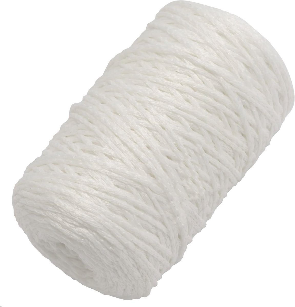 - C65319 - Snoersnoer rol metseltouw 100 m - van polyester - handwerk bouw huis tuin metselwerk baksteen betonblokken - kleur wit