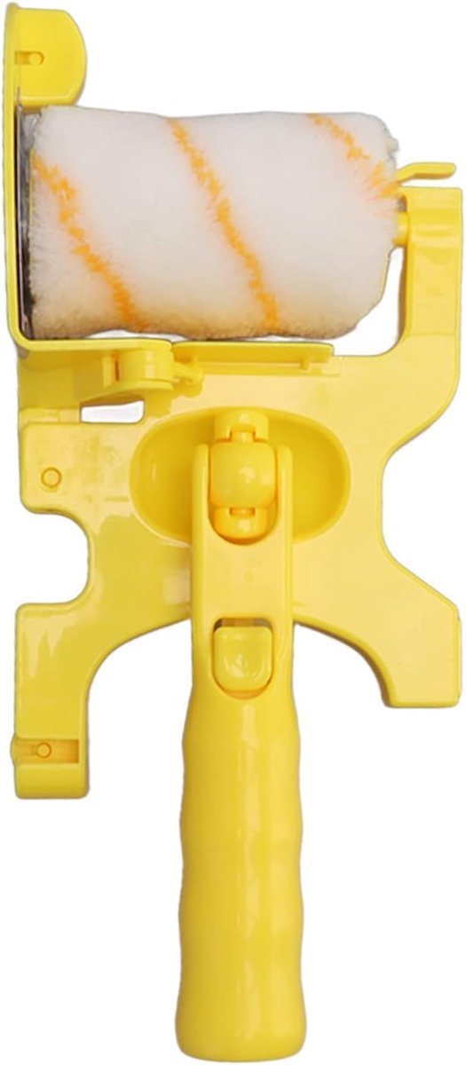Edger Roller Brush, Roller Kwast, Verfroller Handheld Latex Verf Muurschildering Roller met Extra Vervanging Roller en Mini Borstel voor Kamer Muur Plafond Binnen