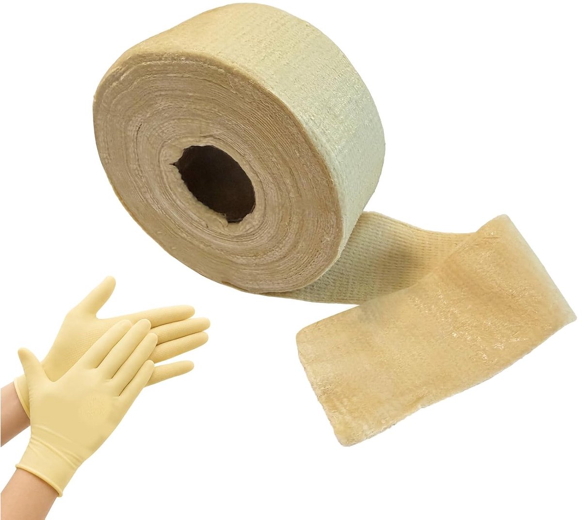 Olietape op petrolaat-basis, corrosiebestendig, buisbescherming voor aardverbinders, diepe grondstaven, stalen buizen, flenzen, ventielen (50 mm x 10 m)