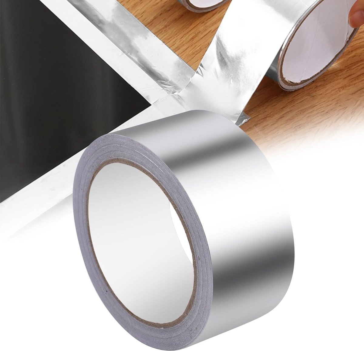 Aluminium plakband 20m x 5cm - zelfklevend - hittebestendig - ideaal voor isolatie - SnelShoppen